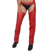 Allstate Red Leather Chaps