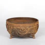 17th Century China Iron Lotus Design Pot — ROBERT KUO