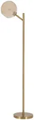 Abanson - Metal Floor Lamp  - Amber / Gold Finish