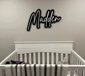 Layered Name Sign