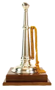 18″ Pewter Trumpet