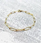 3-Link Paperclip Bracelet