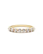 0.71ctw diamond 8 stone band 14ky