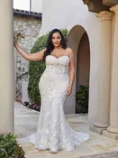 Angelina – Modern Fit-And-Flare Gown by Casablanca