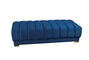 2.0 Velvet U Ottoman