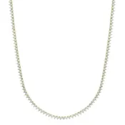 14K Gold Lab Diamond Tennis Necklace