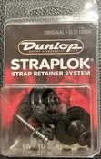 Dunlop Straplok Original Black Locking Strap Button Pair SLS1103BK (parts)