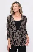3/4 Sleeve Mesh Sequin Twinset