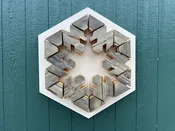 Handmade Wooden Snowflake — Steez Design