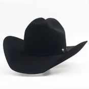 Abolengo Heritage 100X Black Wool Felt Cowboy Hat