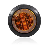 1-1/4" AMBER 6 LED W/ BULLET 3/4" MT