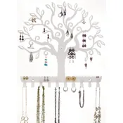 Multi-Purpose Jewelry Organizer, Earring Holder and Necklace Rack, Tree of Life