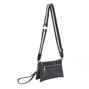 Chloe Black Stripe | Crossbody, woven strap