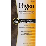 0.21 oz Bigen Permanent Powder Hair Color 46 Light Chestnut pure