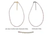 A2075 Fresh Water Pearl Necklace 17"