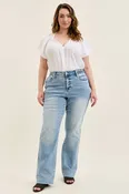 Brett Vintage Scrape Dad Jean - PLUS