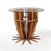 Autumn Oak Pub Table — The Wood Cycle of Wisconsin