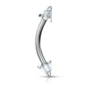 Acrylic Spikes Eyebrow Curve