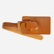 AirTag Luggage Tag Holder Full-Grain Leather
