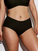 Everyday Seamless Mid-Rise Briefs in Obsidian