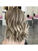 Ash Brown Honey Blonde Highlights Lace Frontal Balayage Wig Real Women Caucasian 100% Human Hair