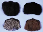 3 Point Beard - Human Hair - Choose Color