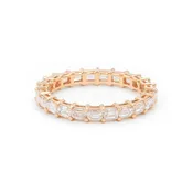 1.72 Ctw. Emerald Cut Diamond Eternity Band Ring from Bespoke by Platt
