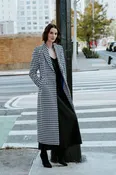 Houndstooth Overcoat / Made to Order — 831MINHLE | Private-Client Luxury Fashion House