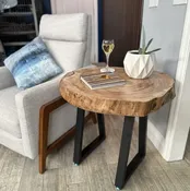 Live Edge End Table