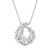 14K White Gold Fancy Pendant