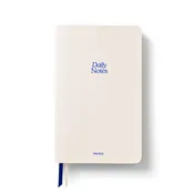 Daily Notes- Lined Notebook, A5 Softcover, PU Leather