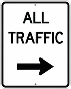 All Traffic with Right Arrow