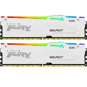 32GB Kingston FURY Beast DDR5 6000MT/s (2x16GB) - White