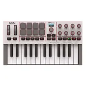 Akai Professional MPK Mini IV MIDI Keyboard Controller - Gray