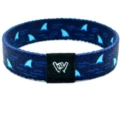 Blue Shark Fin Wristband Bracelet