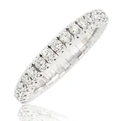 18K White Gold Picchiotti Xpandable Ring