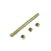 1" x 10" Single Rolled Glimmer Tissue Streamer Sleeve: .5" wide