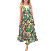 Long Halter Bohemian Dress Style 10302