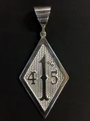 415 1% Sterling Silver Pendant