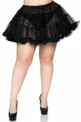 15" Length Crinoline in Black - Plus