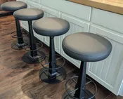 Iron Bar Stools — Brady Gray