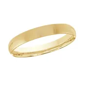 10K Yellow Gold 2 mm Ladies Wedding Band