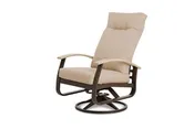 Belle Isle Cushion Supreme Swivel Rocker w/ Polymer Accents  | Telescope Casual Furniture