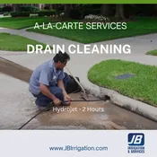 Drain Cleaning - Hydrojet 2 Hours