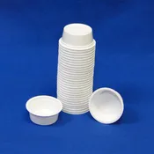 10 ml capacity white cups