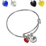 C2 Corvette Adjustable Charm Bracelet – 6.5″ to 8″ (K139-C2)