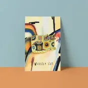 Wassily's Cat Artist Pin