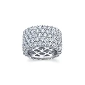 5-Row Diamond Eternity Band