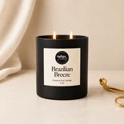 Brazilian Breeze Candle | Matte Black Jar