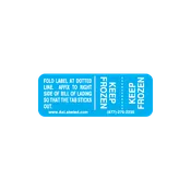 0.75″ x 2″ Keep Frozen Shipping Paper Tab